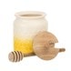 Kitchen Pantry Honey Pot With Drizzler Yellow Kitchen Pantry Honey Pot With Drizzler Yellow