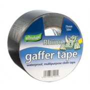 Ultratape Rhino Gaffer Tape 75mm x 50m Black Ultratape Rhino Gaffer Tape 75mm x 50m Black