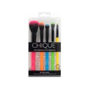 Chique Everyday Face 5 Piece Neon Brush Set (BQU-EFSET5NE)