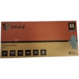 Shield Blue Vinyl Powder Free Gloves 100S Medium