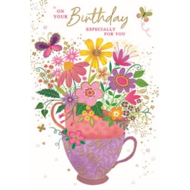 Simon Elvin Contempory Female Birthday Card