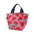 Eco Chic Grey Poppies Lunch Bag
