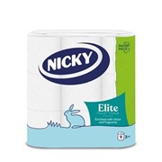 Nicky Elite Toilet Roll White 9pk (419125)