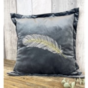 Feather Cushion Grey (4AG190)