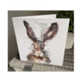 Hare Abstract Card (4WH152)