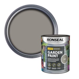 Ronseal Garden Paint Slate 750ml Ronseal Garden Paint Slate 750ml