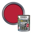 Ronseal Garden Paint Moroccan Red 750ml Ronseal Garden Paint Moroccan Red 750ml