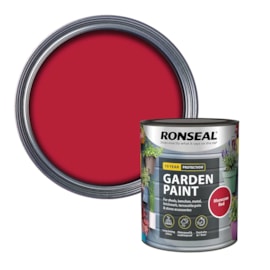 Ronseal Garden Paint Moroccan Red 750ml Ronseal Garden Paint Moroccan Red 750ml