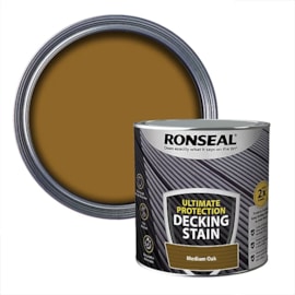 Ronseal Ultimate Decking Stain Medium Oak 2.5l