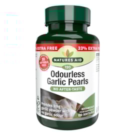 Natures Aid Garlic Pearls Odourless + 33% 90s Natures Aid Garlic Pearls Odourless + 33% 90s