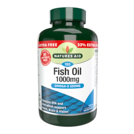 Natures Aid Fish Oil 1000mg + 33% 120s (17336)