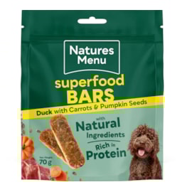 Natures Menu Superfood Bar Duck With Carrot & Pumpkin Seeds 70g