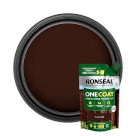 Ronseal One Coat Shed & Fence Refill Dark Oak 950ml