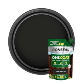 Ronseal One Coat Shed & Fence Refill Tudor Black 950ml