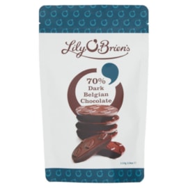 Lily O'brien 70% Dark Belgain Chocolate 110g (5105946)