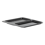 Wham Enamel 0.6mm Handled Dual Oven Tray Black (55441)
