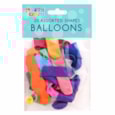 Party Crazy 20 Assorted Shape Helium Balloons 9" Party Crazy 20 Assorted Shape Helium Balloons 9"