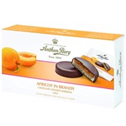 Anthon Berg Dk Choc Apricot In Brandy Marzipan 220g (AB4)