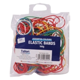 Coloured Elastic Bands 100gm