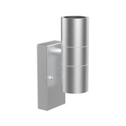 Kosnic Swimley Twin Wall Light Stainless Steel (SWIR)