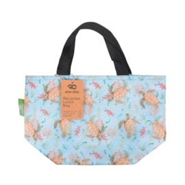 Eco Chic Blue Sea Turtles Lunch Bag Eco Chic Blue Sea Turtles Lunch Bag