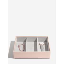 Classic 3 Section Stacker Blush & Grey Classic 3 Section Stacker Blush & Grey