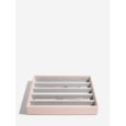 Classic 5 Section Necklace Stacker Blush Pink