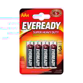 Eveready Super Zinc Aa Batteries 4s Eveready Super Zinc Aa Batteries 4s