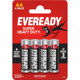 Eveready Super Zinc Aa Batteries 4s Eveready Super Zinc Aa Batteries 4s
