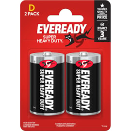 Eveready Zinc D batteries 2s Eveready Zinc D batteries 2s