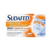 Sudafed Congestion & Headache Relief 16s (75496)