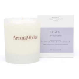 Light By Aroma Works Light Multi Wick Candle Petitgrain & Lavender