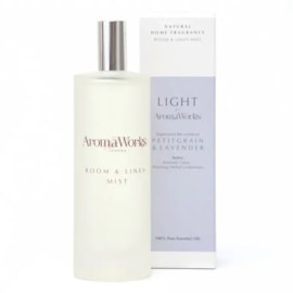 Light By Aroma Works Light Room Mist Petitgrain & Lavender 100ml