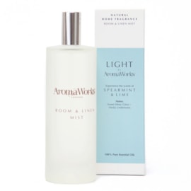 Light By Aroma Works Light Room Mist Spearmint & Lime 100ml