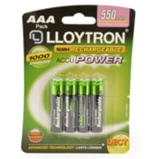 Lloytron Accupower Rechargable Batteries Aaa 4s (B014)