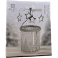 Baltus Metallic Scented Candle w Rotary Spinner Silver 7x8cm