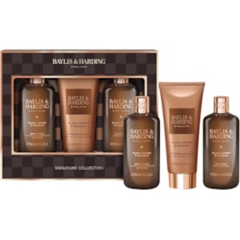 Baylis & Harding Black Pepper & Ginseng Lux Bathing Trio Gift Set