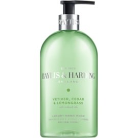 Baylis & Harding Vetiver Cedar & Lemongrass Anti-Bacterial Hand Wash 500ml