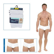 Rjm Mens 2pk Keyhole Briefs Asst (BR418)