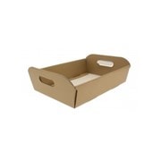 Gold Cardboard Hamper Box 34.5x26x10.5cm (BX3800)