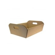 Gold Cardboard Hamper Box 44x36.5x16cm (BX3822)