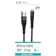 C3 Braided Usb - iphone Lightening Cable Black 2m C3 Braided Usb - iphone Lightening Cable Black 2m