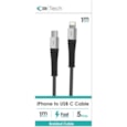 C3 Lightening - Type C Braided Charger Lead 1m