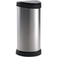 Curver Deco Touch Top Bin Silver 40lt (247228)