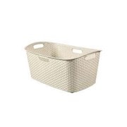 Curver My Style Laundry Basket Vintage White 47lt Curver My Style Laundry Basket Vintage White 47lt