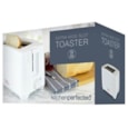 Lloytron Kitchen Perfected White 2 Slice Toaster Lloytron Kitchen Perfected White 2 Slice Toaster