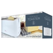 Lloytron Kitchen Perfected White 4 Slice Long Slot Toaster (E2112WH)