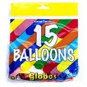Fantasia Balloons Asst Colours 15s (GLO15)