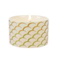 Fired Earth Ceramic Candle White Tea & Pomegranate Medium