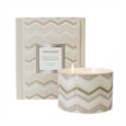 Fired Earth Multi Wick Candle Darjeeling & Damask Rose Large